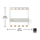 Umbra - Estique Shelf with Hooks - Lights Canada