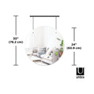 Umbra - Exhibit Wall Mirror - Lights Canada