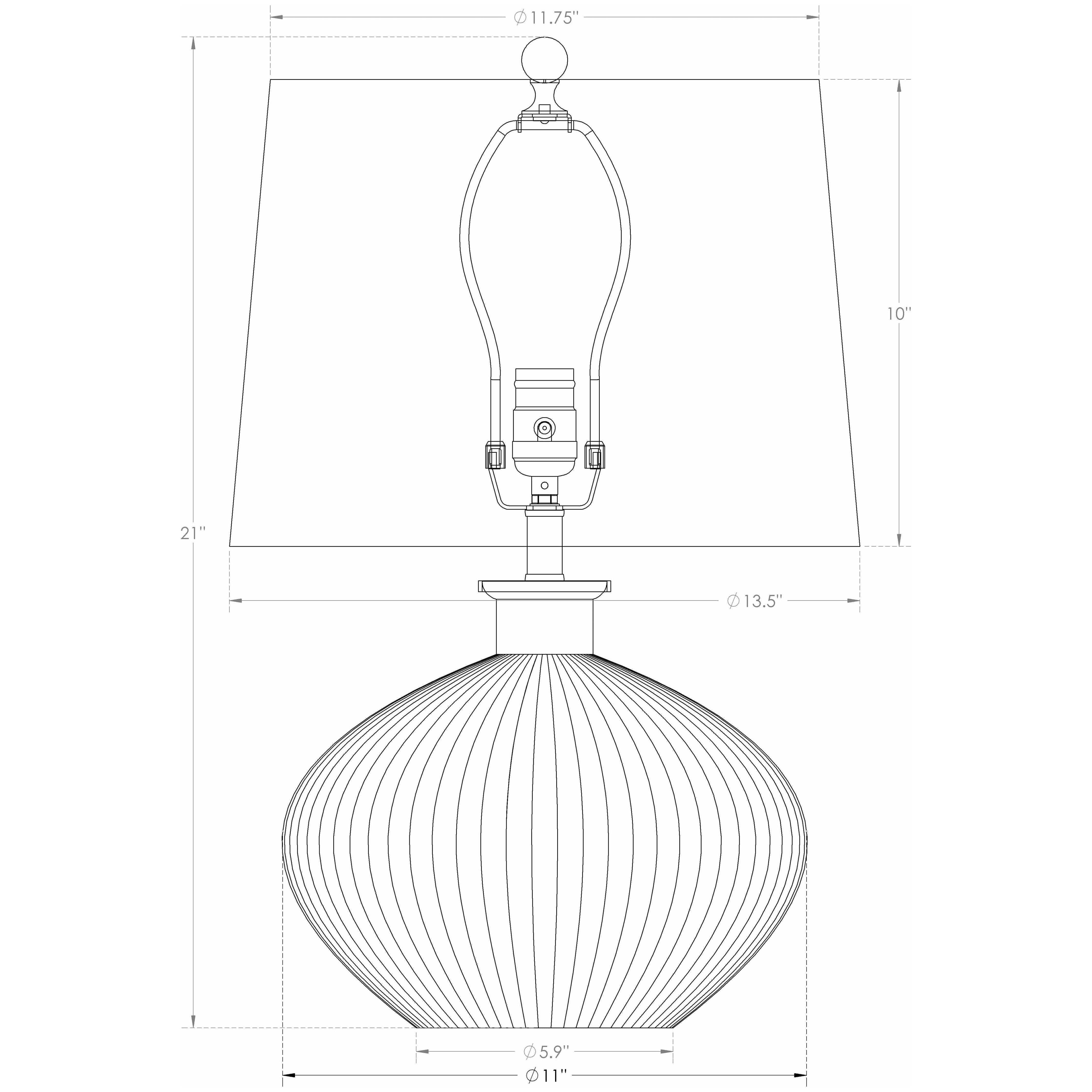 Flow Decor - Belize Table Lamp - Lights Canada