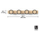 Umbra - Hub Rail 4 Hook - Lights Canada