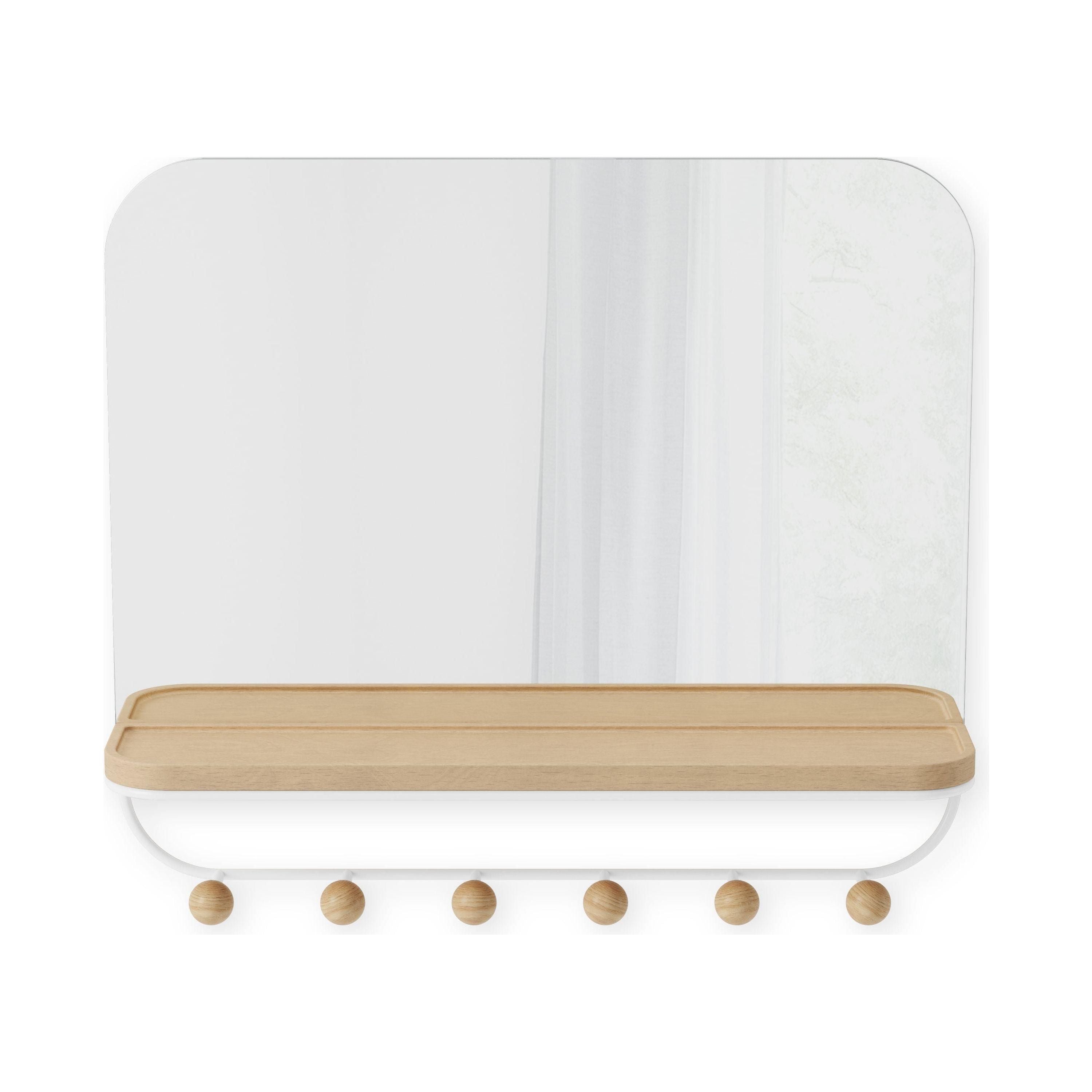 Umbra - Estique Mirror with Hooks - Lights Canada