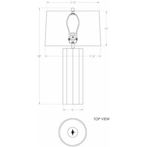 Flow Decor - Capri Table Lamp - Lights Canada