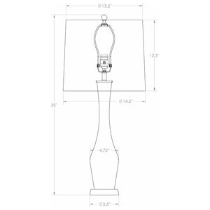 Flow Decor - Carnation Table Lamp - Lights Canada