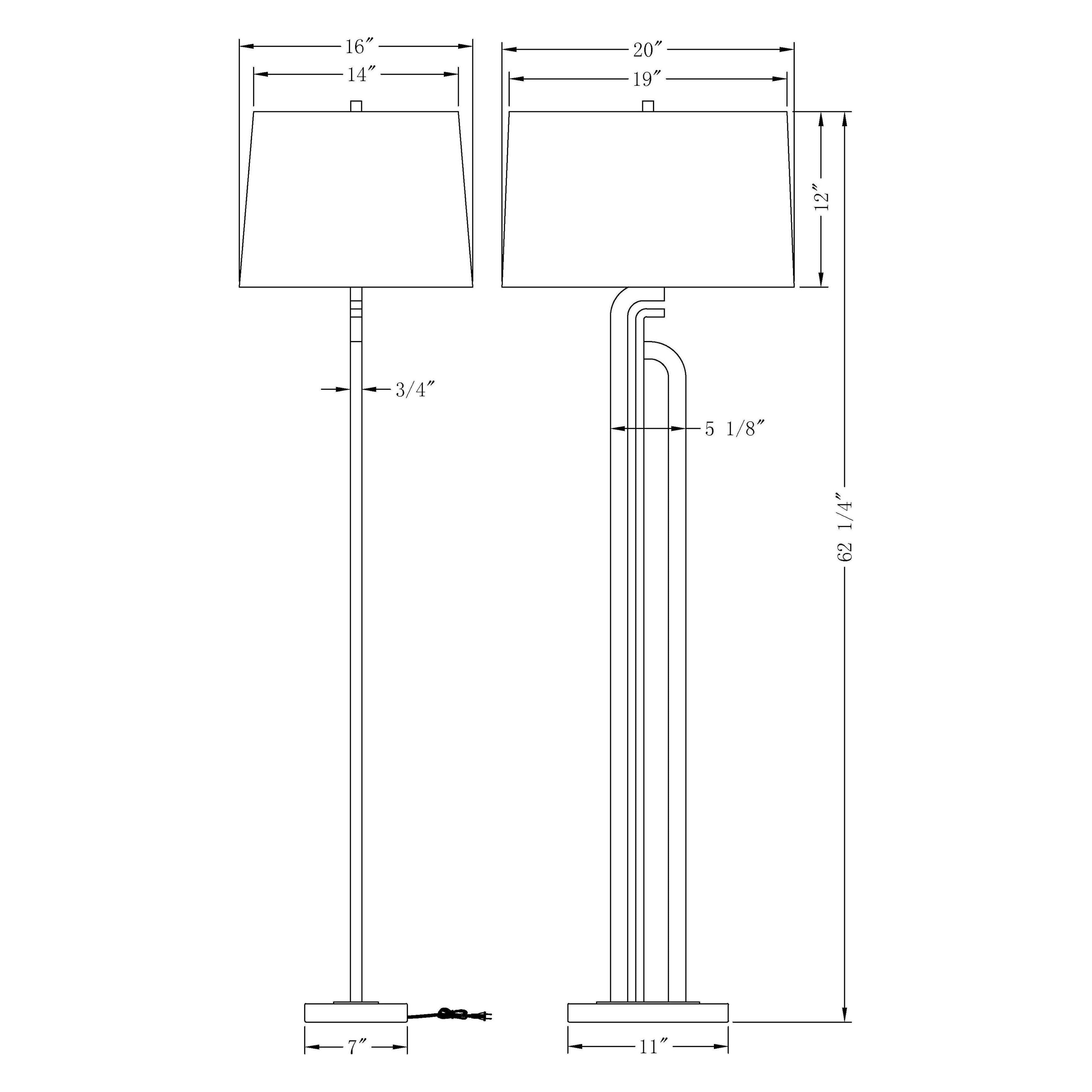 Flow Decor - Caspian Floor Lamp - Lights Canada