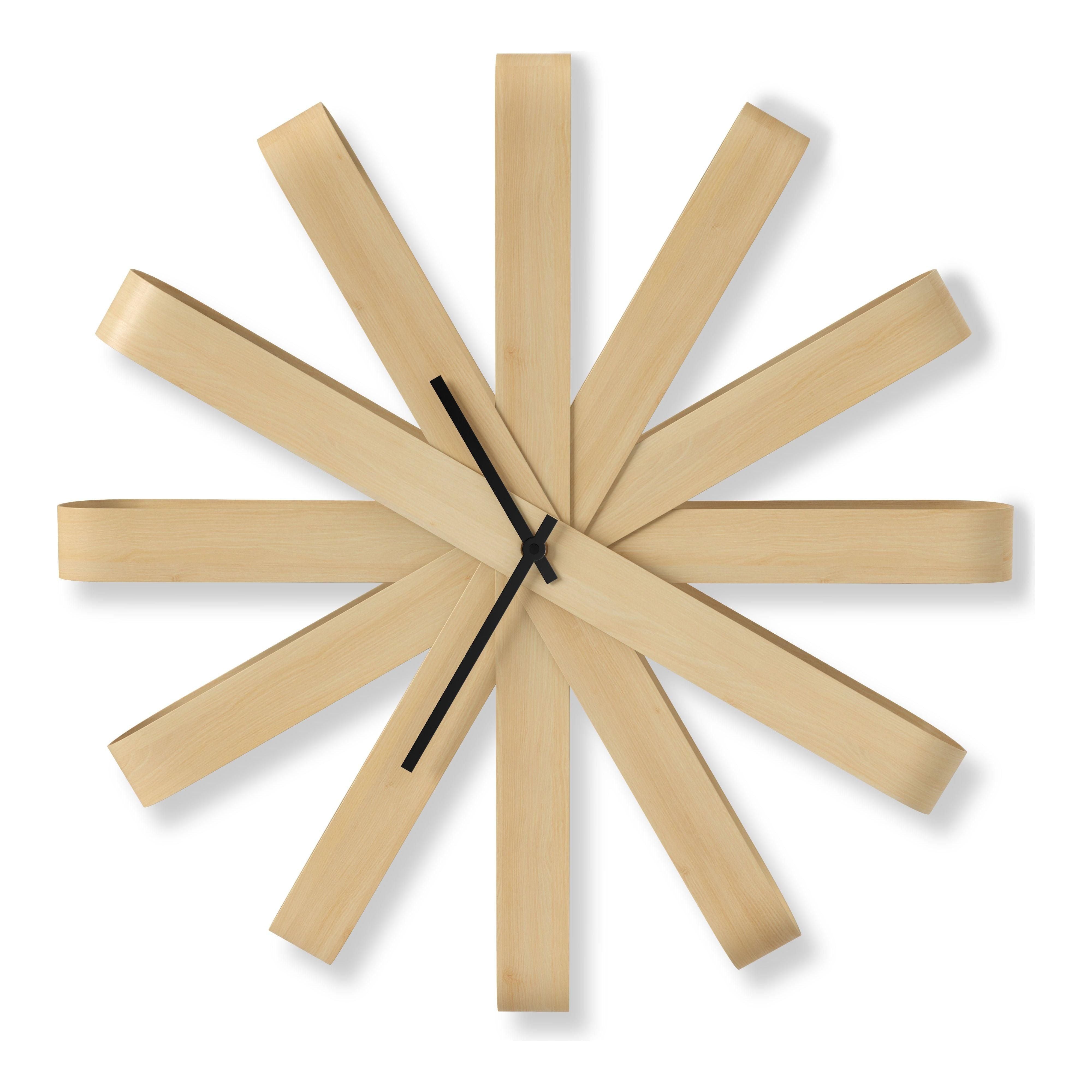 Umbra - Ribbonwood Wall Clock - Lights Canada