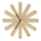 Umbra - Ribbonwood Wall Clock - Lights Canada
