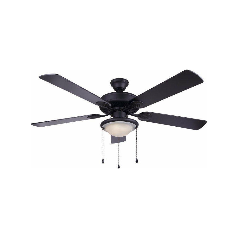 Canarm - Canarm 52 Inch Kincade Matte Black Ceiling Fan - Lights Canada