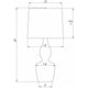Flow Decor - Claire Table Lamp - Lights Canada