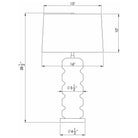 Flow Decor - Cora Table Lamp - Lights Canada
