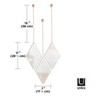 Umbra - Dima Diamond Mirrors (Set of 3) - Lights Canada