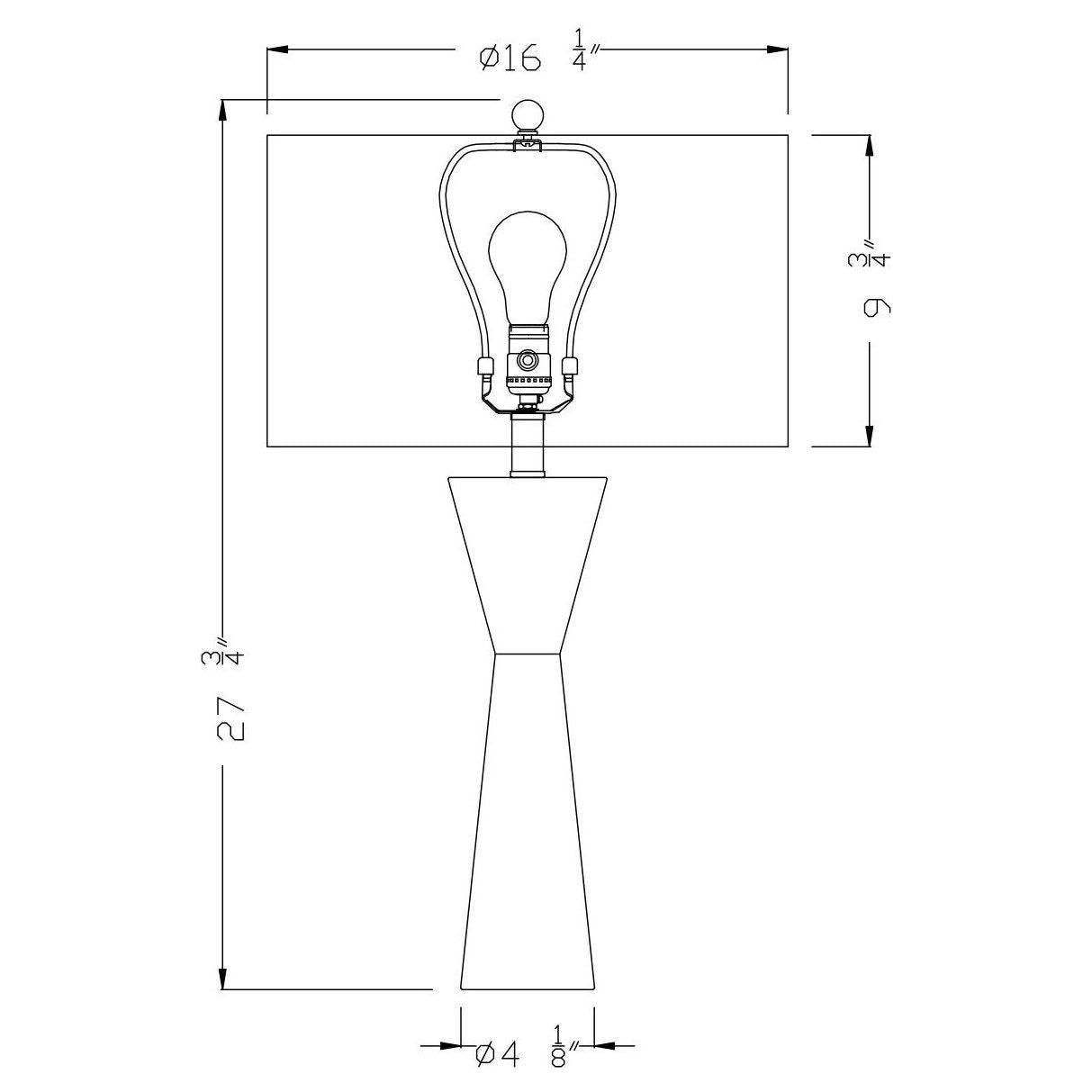 Flow Decor - Dark Essex Table Lamp - Lights Canada