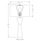 Flow Decor - Dark Essex Table Lamp - Lights Canada