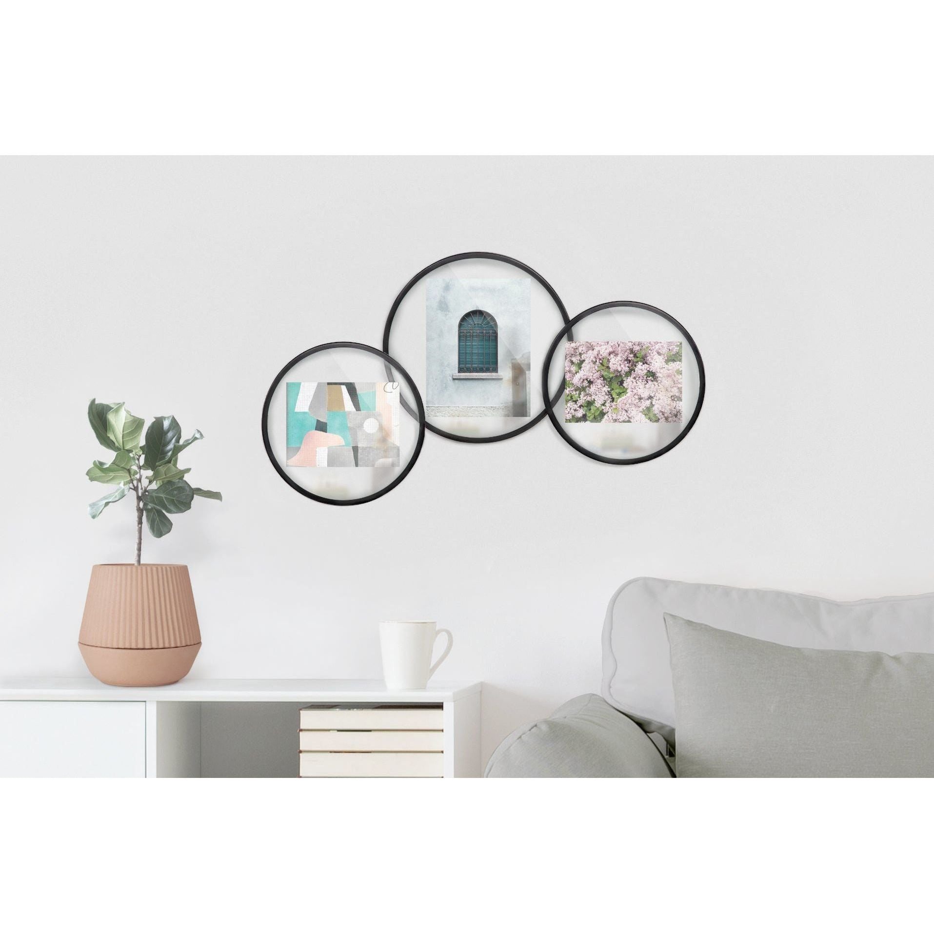Umbra - Infinity Round Picture Frame - Lights Canada
