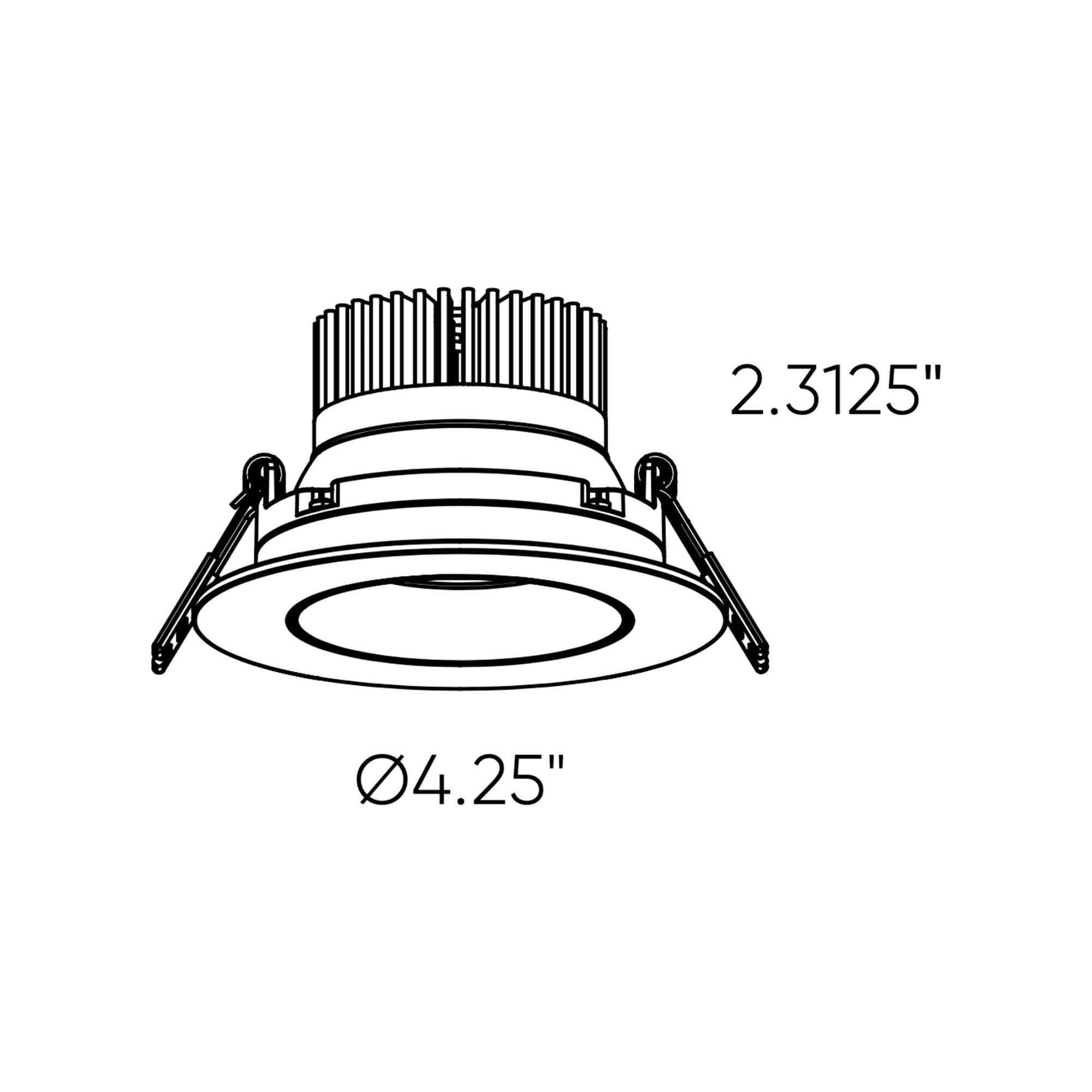 DALS - Smart 3.5" Gimbal Recessed Downlight - Lights Canada
