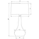 Flow Decor - Dinah Table Lamp - Lights Canada