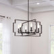 Kichler - Kichler Downtown Deco Chandelier Semi Flush 6Lt - Lights Canada
