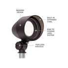 Kichler - Adjustable Drop-In LED Flood Light Kit - Lights Canada