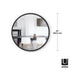 Umbra - Hub Decorative Round Wall Mirror - Lights Canada