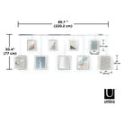 Umbra - Exhibit Gallery Frames (Set of 9) - Lights Canada