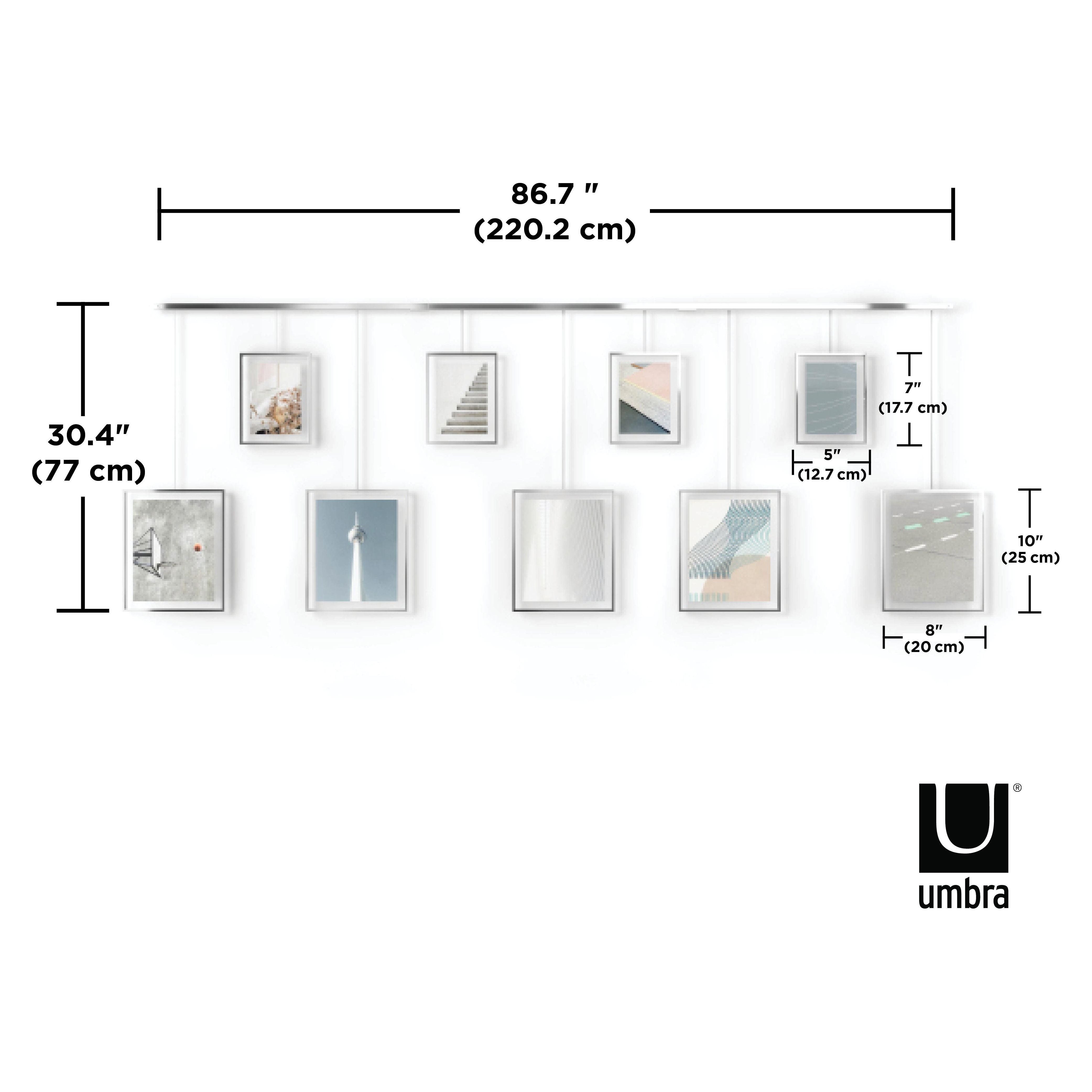 Umbra - Exhibit Gallery Frames (Set of 9) - Lights Canada