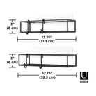 Umbra - Cubiko Shower Bins (Set of 2) - Lights Canada