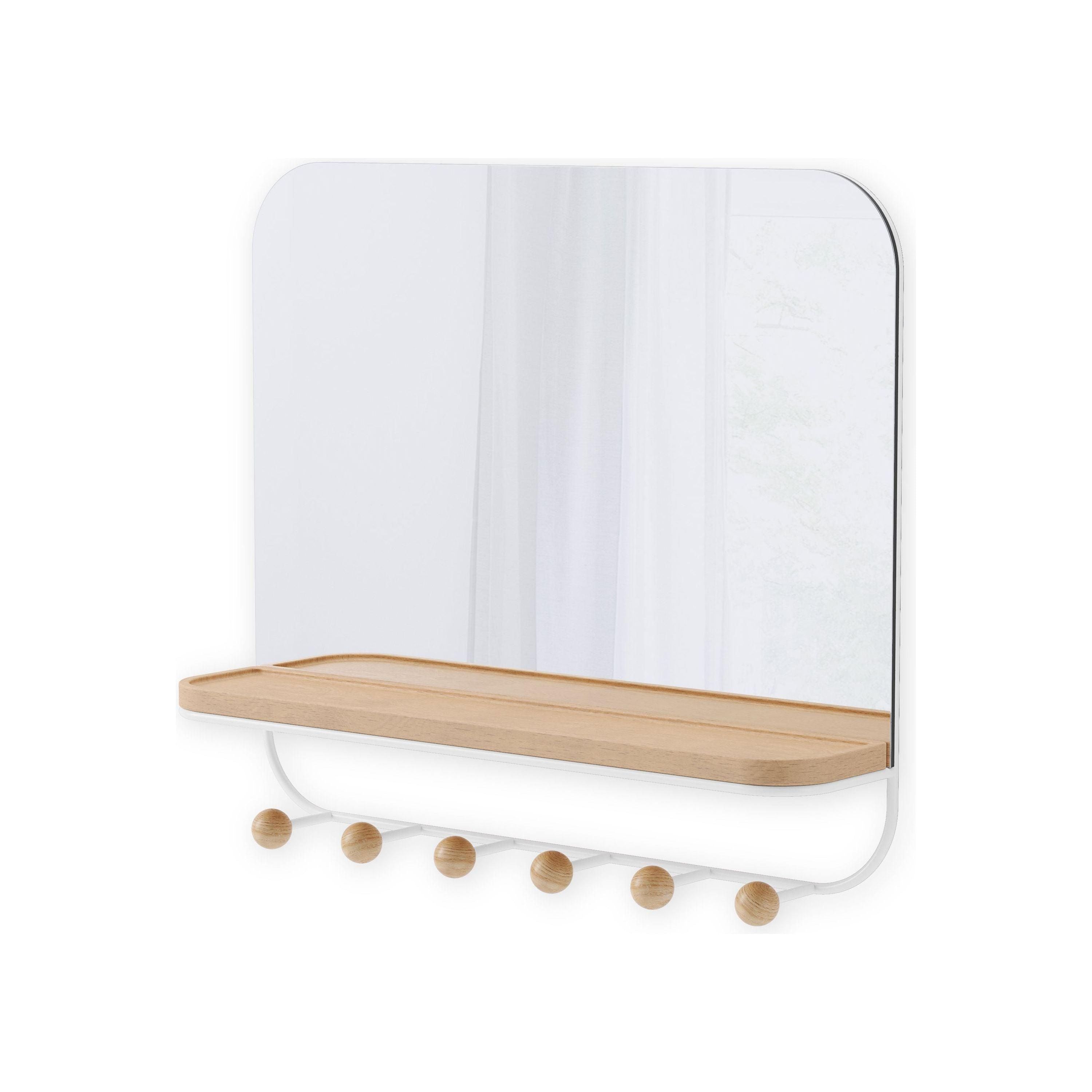 Umbra - Estique Mirror with Hooks - Lights Canada