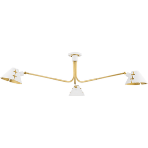 Hudson Valley Lighting - Split 3-Light Semi Flush Mount - Lights Canada