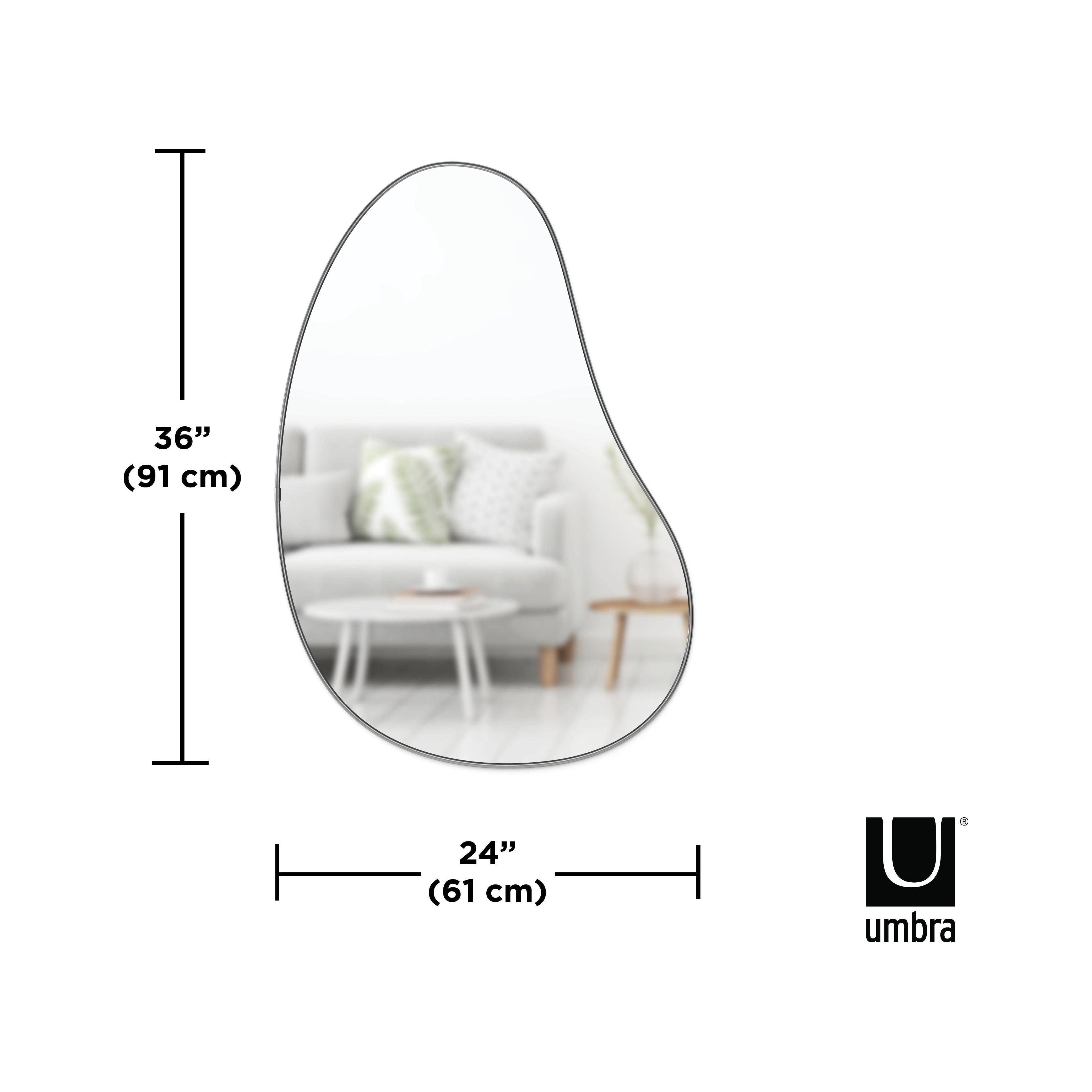 Umbra - Hubba Pebble 24 x 36" Mirror - Lights Canada