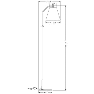 Flow Decor - Fin Floor Lamp - Lights Canada