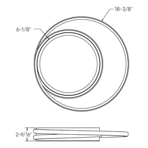 DALS - 18" Outer Ring Flush Mount - Lights Canada