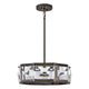 Fredrick Ramond - Jolie Medium LED Convertible Semi-Flush Mount - Lights Canada