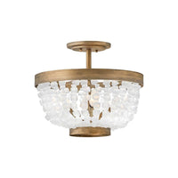 Dune Medium Semi-Flush Mount