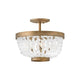 Fredrick Ramond - Dune Medium Semi-Flush Mount - Lights Canada