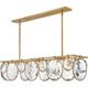 Fredrick Ramond - Nala Eight Light Linear - Lights Canada