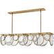 Fredrick Ramond - Nala Eight Light Linear - Lights Canada