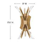 Fredrick Ramond - Vida Two Light Sconce - Lights Canada