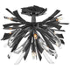 Fredrick Ramond - Vida Medium Semi-Flush Mount - Lights Canada