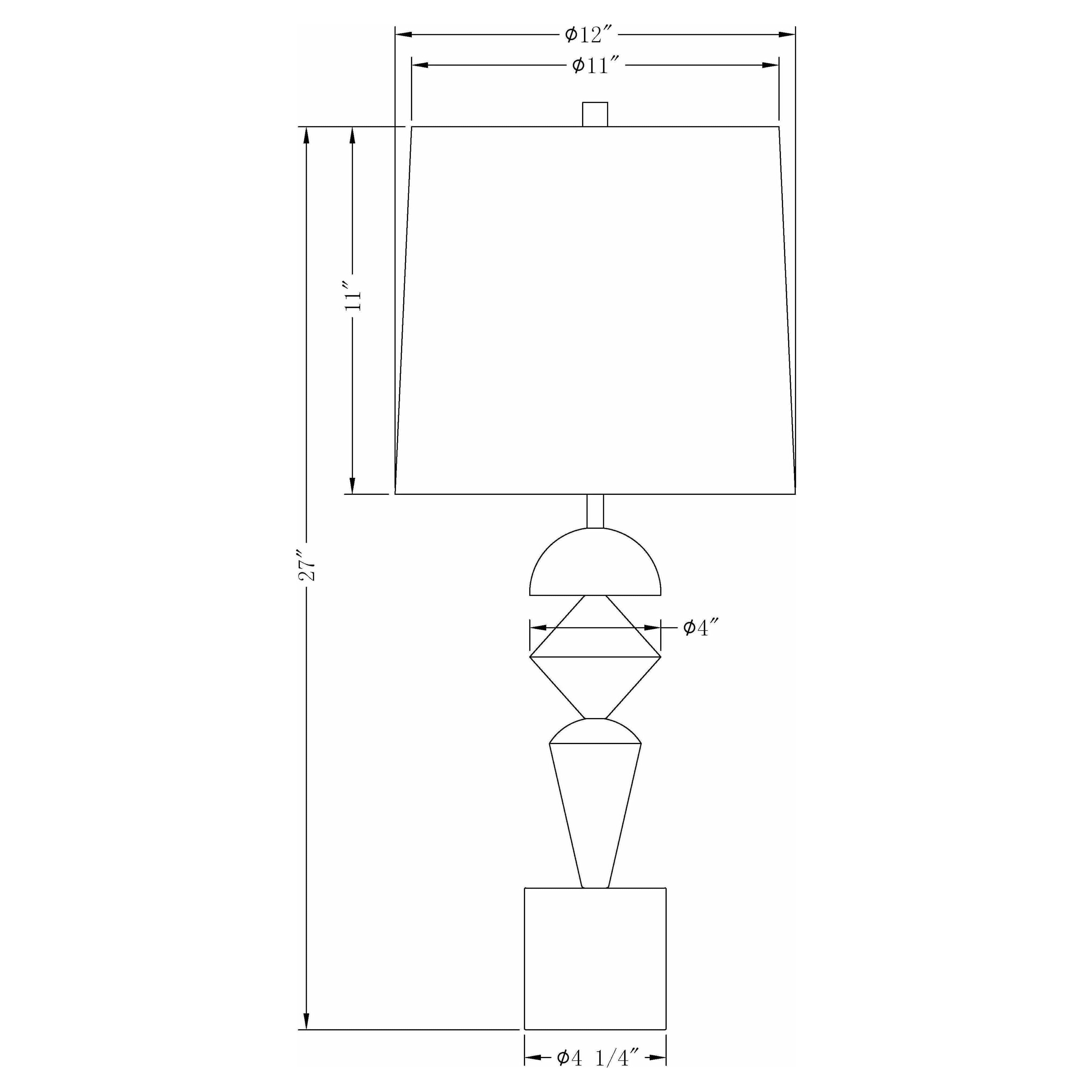 Flow Decor - Fraser Table Lamp - Lights Canada