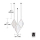 Umbra - Dima Diamond Mirrors (Set of 3) - Lights Canada