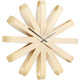 Umbra - Ribbonwood Wall Clock - Lights Canada