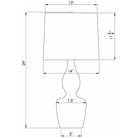 Flow Decor - George Table Lamp - Lights Canada