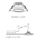 DALS - Round Recessed Led Gimbal Light - Lights Canada