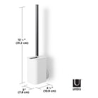 Umbra - Flex Sure-Lock Toilet Brush & Holder - Lights Canada