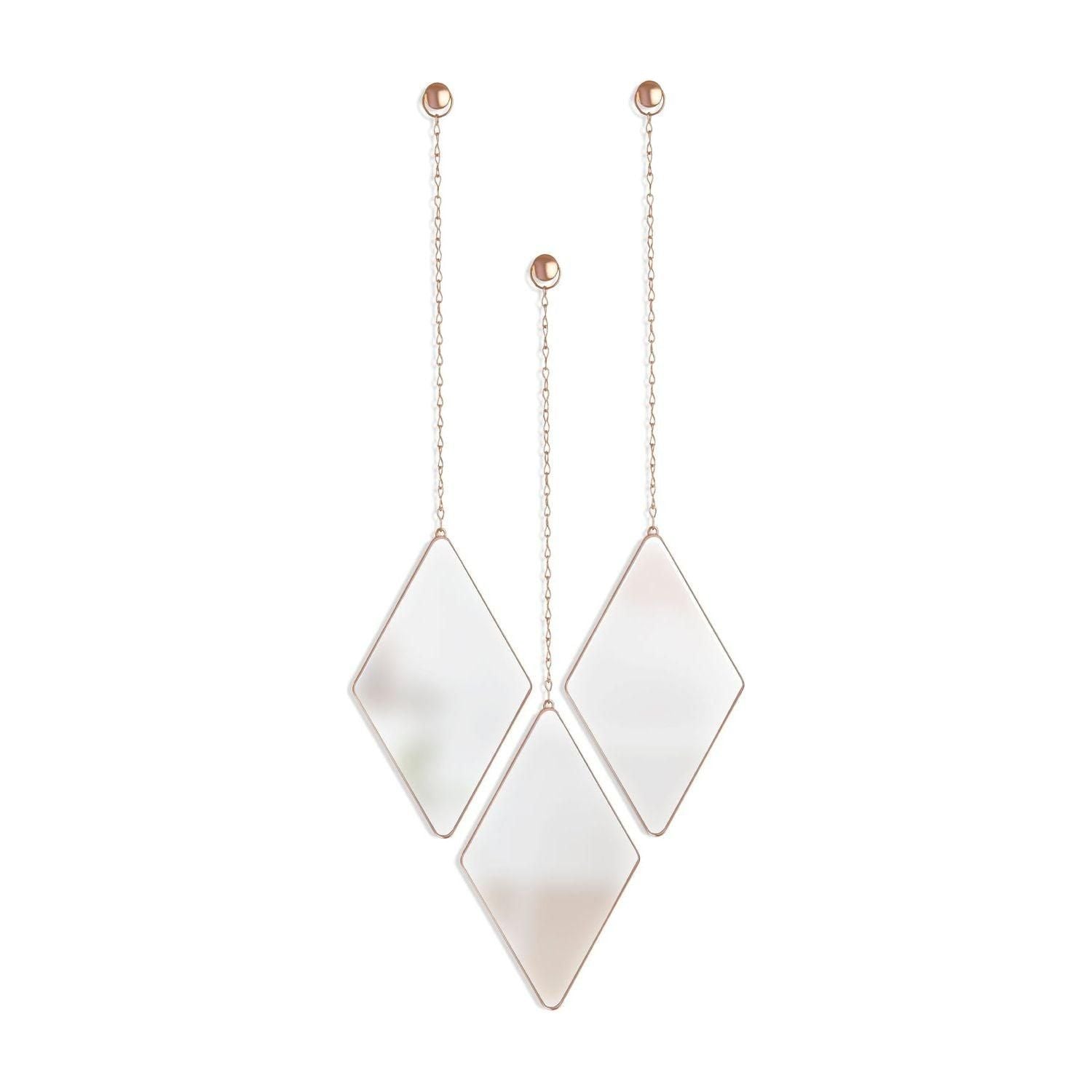 Umbra - Dima Diamond Mirrors (Set of 3) - Lights Canada
