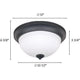 Canarm - New Yorker Flush Mount - Lights Canada
