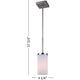 Canarm - River Mini Pendant - Lights Canada