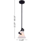 Canarm - Rue Mini Pendant - Lights Canada