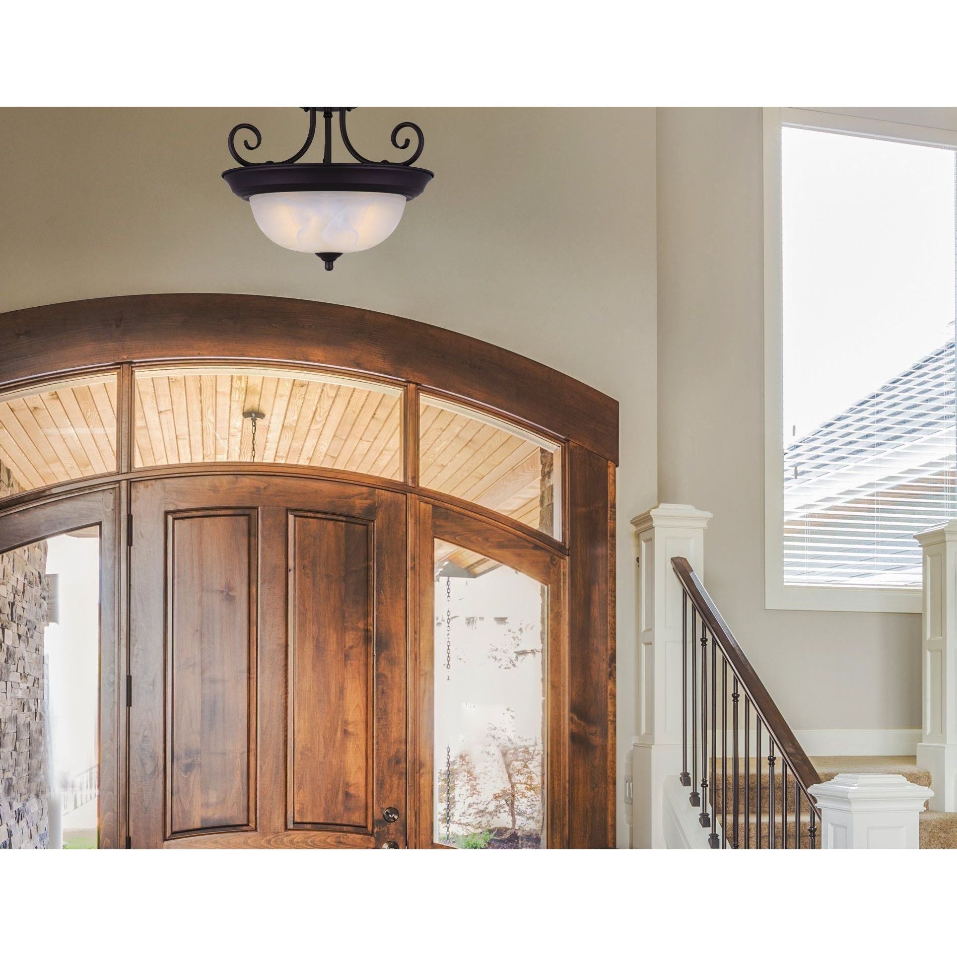 Canarm - Julianna Semi Flush Mount - Lights Canada