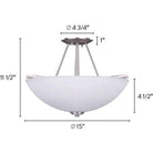 Canarm - New Yorker Semi Flush Mount - Lights Canada