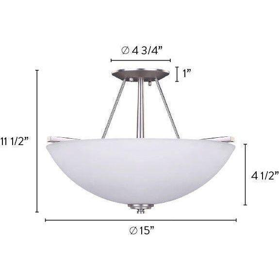 Canarm - New Yorker Semi Flush Mount - Lights Canada